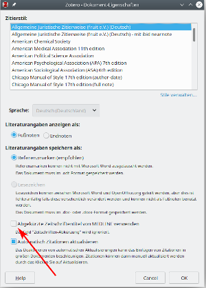 Automatische MEDLINE Zeitschriften-Abkürzungen deaktivieren